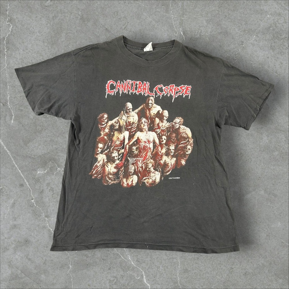 Vintage Cannibal Corpse Shirt Men XL Black The Bleeding Murina 90s Direct Merch